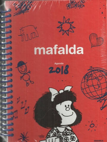 Mafalda Agenda 2018 Anillada Roja